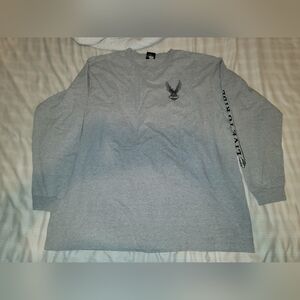 Harley-Davidson Janesville, WI Gray Long Sleeve Tee with Eagle Logo
